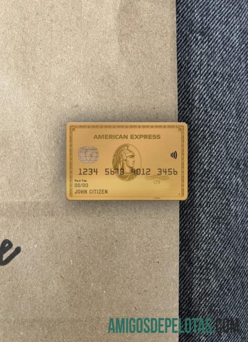 EUA Texas 5Point Credit Union Bank AMEX Gold Card Photolook Front amostra